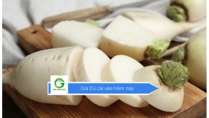 Giá củ cải xào hôm nay
