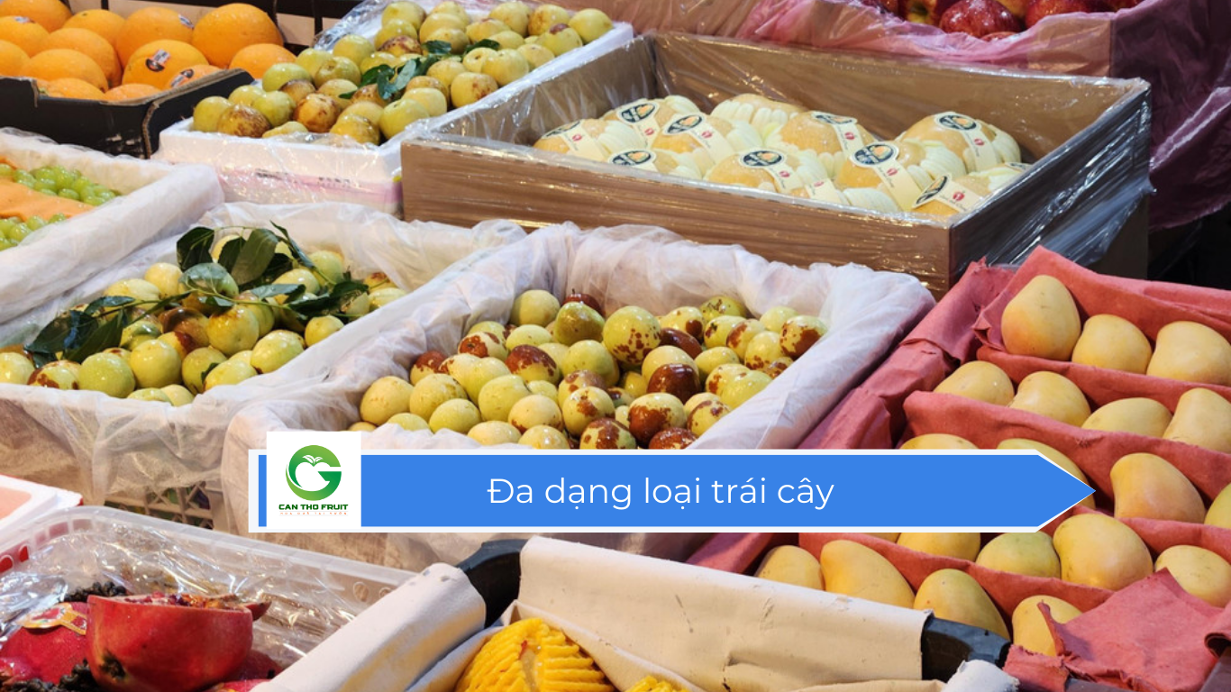 Giỏ trái cây nhiệt đới rực rỡ cho lễ kỷ niệm - HOA QUẢ CẦN THƠ