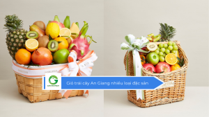 Giỏ trái cây An Giang nhiều loại đặc sản