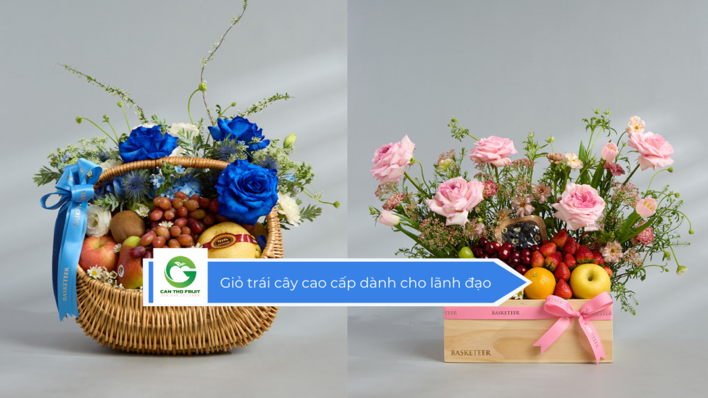Giỏ trái cây cao cấp dành cho lãnh đạo