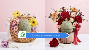 Giỏ trái cây giá mềm mà vẫn đẹp