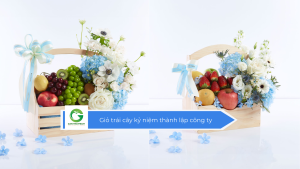 Giỏ trái cây kỷ niệm thành lập công ty