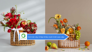 Giỏ trái cây nhập khẩu tươi mới cao cấp