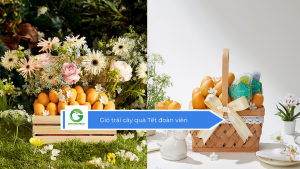 Giỏ trái cây quà Tết đoàn viên