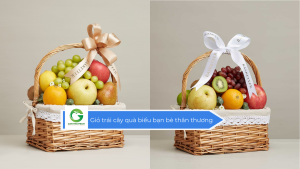Giỏ trái cây quà biếu bạn bè thân thương