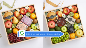 Giỏ trái cây quà biếu lễ hội truyền thống