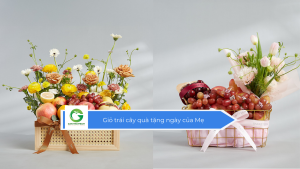 Giỏ trái cây quà tặng ngày của Mẹ