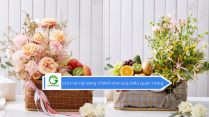 Giỏ trái cây sang chảnh cho quà biếu quan trọng