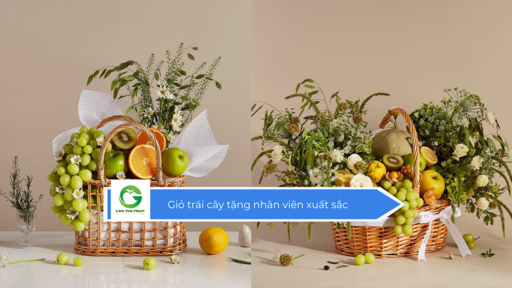 Giỏ trái cây tặng nhân viên xuất sắc