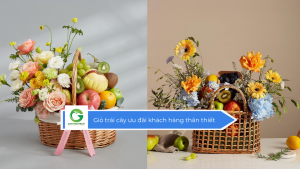 Giỏ trái cây ưu đãi khách hàng thân thiết